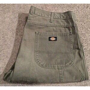 Dickies DU336RMS Sandee Duck Moss Carpenter Relaxed Fit Jeans Men's 38x32